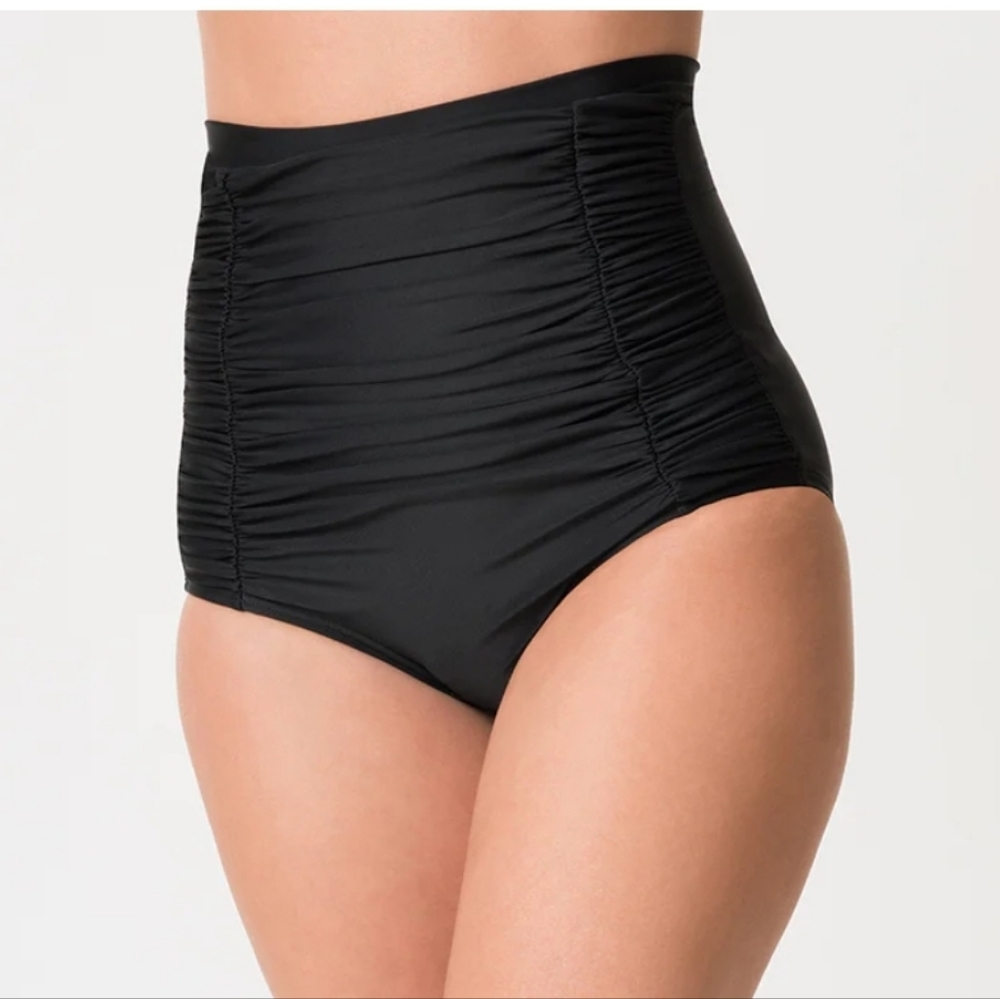 Unique Vintage Monroe High Waist Bikini Bottom M